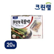 크린랲 크린 다시백 + 은사수세미1입, 20개, 특대(XL), 12개입