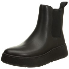 핏플롭 패션 부츠 FMODE LEATHER FLATFORM CHELSEA BOOTS 여성 All Black 24.0 cm