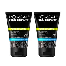 로레알파리 퓨어 앤 매트 오크 차콜 아이시 이펙트 폼, 100ml, 2개