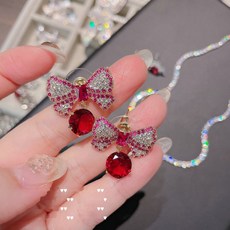 리본반지귀걸이세트