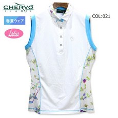 CHERVO 쉘보 032-29571 레이디스 노슬리브 셔츠 골프 웨어 스포츠 웨어 PROD112664693