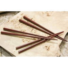 오오 열대산 목재 젓가락 청소 옻칠 팔각 자단 젓가락 ◆ 1 소반 여성 향 중간 크기 : 20.5cm, 단일상품
