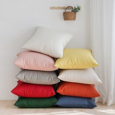 포홈 나인 등쿠션커버 65x65 9color