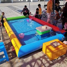 에어바운스 수영장 물놀이 풀장 대형 에어풀장 팽창식, 4mx5m풀(높이30cm)