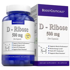 BoostCeuticals D Ribose 리보스 90 캡슐