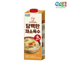 [정식품] 간단요리사 담백한 채소육수 950mlx6팩, 950ml, 6개