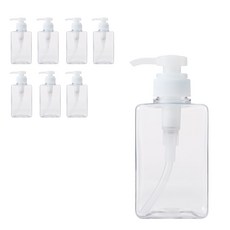 무인양품 MUJI 투명 용기 리필용 400ml 8개 4550002867928