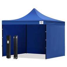 Quasar 이벤트용 미국 재고 텐트 팝업 캐노피 해변 텐트 야외 캠핑 상업용 즉석 캐노피 벽 10x10 피트 (3x3m), 3.파란