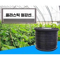 플라스틱강선 와이어 고강도로프 플라스틱실 강선, 3.5 투명 830m 10kg