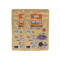 히카리 송사리 메다카 산란 번식용 먹이 사료 40g 2개