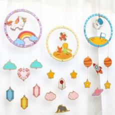 [핸즈스토어] 민화 모빌 만들기(밤과 꿈) 6종 / DIY, 1개