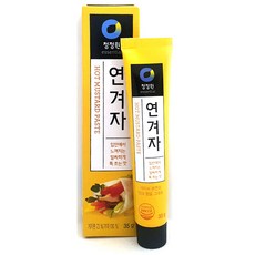 청정원 연와사비 연겨자 와사비소스 겨자소스, 95g, 청정원 연겨자95g