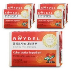 레이델 폴리코사놀 더블액션 200 mg X 30정 김명민 폴리코사놀, 5박스