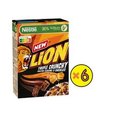 라이언 시리얼 트리플 크런치 솔티드 캐러멜 & 초콜릿 300g 6개 독일 시리얼