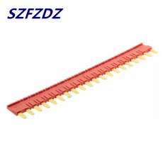 LED 웨이퍼 릴레이 장착 나사 소켓 슬림 SSR 41F-1Z-C2-1 HF41F 5-ZS 12-ZS 24-ZS 5V 12V 230V 6A 1CO 10, 02 10Pcs Splices-Red, 1개