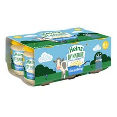 Heinz By Nature 하인즈 바이 네이처 아기 이유식 라이스 푸딩 4개월 이상 120g 6개입, 6개