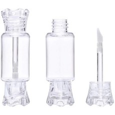 BENECREAT 캔디 모양 립글로스 용기 클리어 리필 립밤 용기 13 ml 6 개, 상세페이지참조, 13ml
