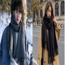 셀리셰이 부드러운 캐시미어 머플러 남여공용