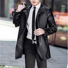 남자가죽코트