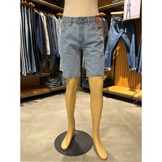 [리바이스] [398640042] 남성 405 스탠다드 쇼츠 데님 청반바지