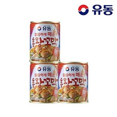 유동 깔끔하게 매운 순살 왕꼬막 280g x3개, 3개, 단품