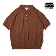 EARON 어썸 니트 카라 폴로 남성 반팔티