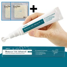 렘스카겔 어드벤스드 25g RemScar Gel 흉터연고 켈로이드 비후성반흔 창상피복제, 렘스카겔어드벤스드25g(이지덤2매), 1개