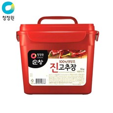 [청정원 순창] red pepper paste 100% 태양초 진고추장 5kg, 1개