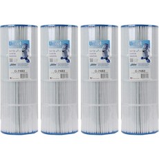 Unicel C-7483-4 Pool Spa or Hot Tub Filter Cartridge Set Compatible with Hayward CX580XRE C-580-E, Unicel C-7483-4 Pool, Spa or H