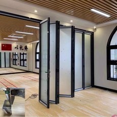 폴딩도어 파티션 유리문 야외 접이식 슬라이딩 레일, 1.2 두께 소재의 70 모델, 1개