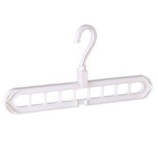 탑건강 공간활용 틈새 옷걸이 10개, 1세트, 화이트