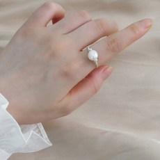 바로크못난이진주반지