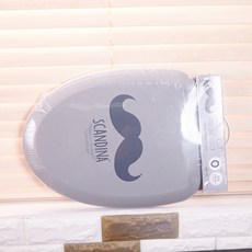 IT60365 스칸디나 하드 변기카바 (수염) 중 (O형) 변기시트 변기뚜껑 변기커버중형 변기시트커버 양변기커버 변기커버소형 변기커버대형 유아겸용변기커버 하드변기커버 변기손잡이, 단일 수량