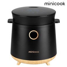 미니쿡 저당 미니 밥솥 (블랙) TKC-550, 단일상품