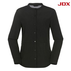 JDX 여성 기본 밴드 카라티셔츠 점퍼 X2SSWJW55BK