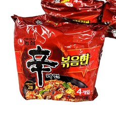 농심 신라면 볶음면 131g 4개입, 1개