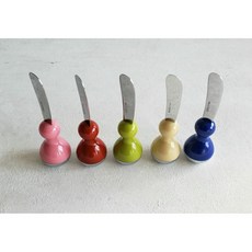 허니상점 덜튼 DULTON 컬러 버터 잼 디저트 나이프 귀여운 커트러리/5color, 아이보리, 1개