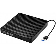 외장 CD 드라이브 BEVA Portable Slim USB 3.0 DVD 플레이어 RW Writer 복사기 노트북용 리더 노트북, 단일상품