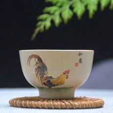 골동품 도자기 찻잔 손으로 그린 차 컵 여행용 휴대용 그릇 마스터 세트 액세서리, B1 6.4X4.2CM 45ML, 1개