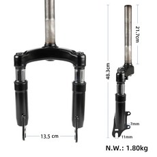 Fiido Q1 전기 자전거용 충격 흡수 포크 전면 충격 흡수 교체 듀얼 드라이브 충격 흡수 DIY Ebike 액세서리, dual drive_CHINA, 1개