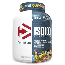 다이마타이즈 아이소 100 가수분해 유청 분리 단백질 파우더 프루티 페블 맛, 2.3kg, 1개