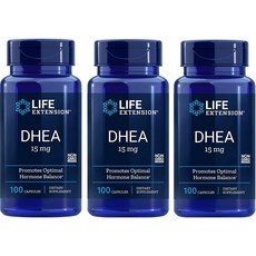 USKORNET 호르몬 발란스 수치 근육증가 면역강화에 도움이 되는 DHEA 15mg 100정 x 3병, 3개