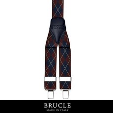 BRUCLE 이태리 수입명품 부르끌레 남자멜빵 서스펜더 Y형 - Y36CTRRSBL