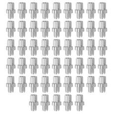 LINEYEARUI 50PCS 자전거 브레이크 레버 조정 볼트 M10 알루미늄 합금 액세서리 핸들 나사 산악 로드 바이크(실버)