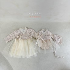 마이베베 플라워여아한복원피스 베베슈트 추석빔 리버티한복 어린이집 유치원행사명절