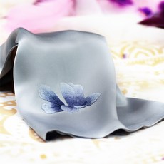 행커치프 수공업 자수 실크 손수건 여성 고풍 문예(꿈나비)손수건 손목 천