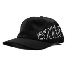 [스투시] 24SS ARC LOW 프로 로고 자수 캡모자 1311130 BLACK