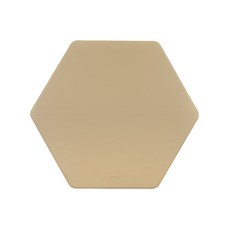 FENICE 조약돌 가죽 마우스 패드, HEXAGON BEIGE, 2개