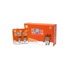 [몸엔용] 키엔용비타 80ml x 10포 국산 녹용 맛있는 어린이녹용 10일분