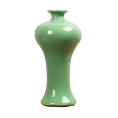 청자 도자기 꽃병Celadon Porcelain Vase Jade Green Big-Head Flower Vase 龙泉青瓷花瓶 (Plum Green), 1개